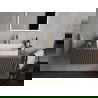Mexen Nadia lavabo de comptoir 60 x 35 cm, blanche/bord en or - 21616005