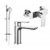 Mexen Alfa Set de douche DQ40, chromé - 745704DQ40-00