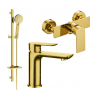 Ensemble de douche Mexen Alfa DQ40, doré - 745704DQ40-50