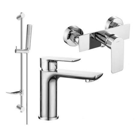 Mexen Alfa DF72 ensemble de douche, chrome - 745704DF72-00