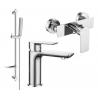 Mexen Alfa DF72 ensemble de douche, chrome - 745704DF72-00