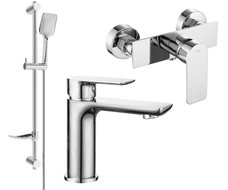 Mexen Alfa DF62 Ensemble de Douche, Chrome - 745704DF62-00