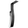 Panneau de douche Mexen Bali, noir/blanc - 7622-03-71