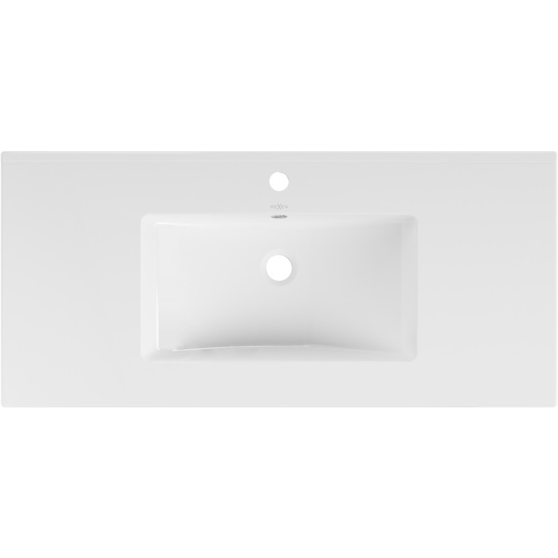 Mexen Atena lavabo encastré dans le plan 101 x 46 cm, blanc - 25011000