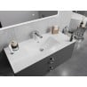 Mexen Atena lavabo encastré dans le plan 101 x 46 cm, blanc - 25011000