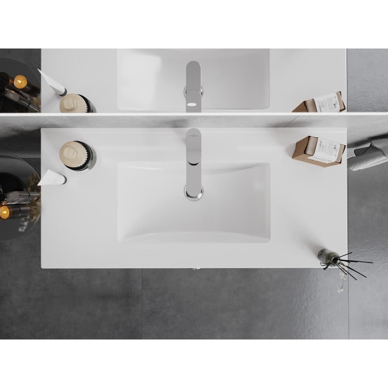 Mexen Atena lavabo encastré dans le plan 101 x 46 cm, blanc - 25011000