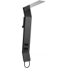 Panneau de douche Mexen Yap, noir/chrome - 7612-02-77