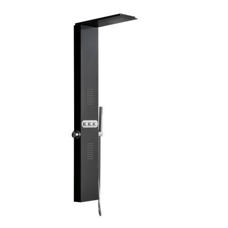 Mexen Omar panneau de douche, noir - 7610-03-70