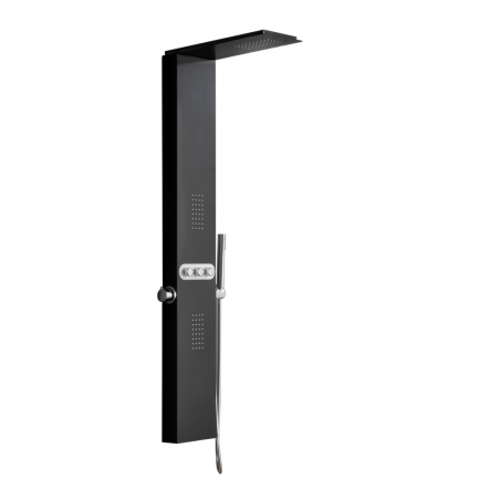 Panneau de douche Mexen Omar, noir - 7610-03-70