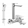 Mexen Alfa DQ40 ensemble de bain, chrome - 745713DQ40-00