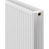 Radiateur plat Mexen CVH20 Hygiene 600 x 1000 mm, raccordement inférieur, 1099 W, blanc - W620H-060-100-00