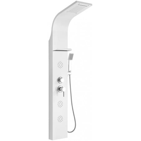 Panneau de douche Mexen Borg, blanc - 7615-03-20