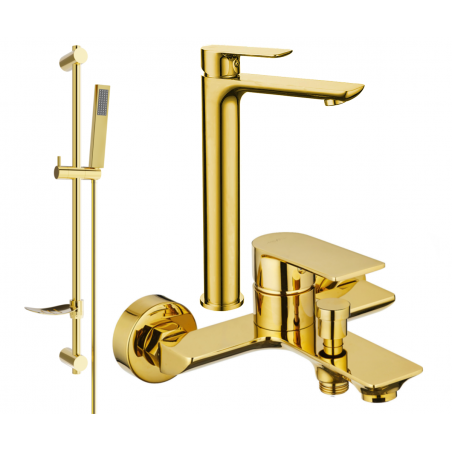 Mexen Alfa DF02 ensemble de bain, doré - 745713DF02-50
