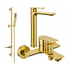 Mexen Alfa DF02 ensemble de bain, doré - 745713DF02-50