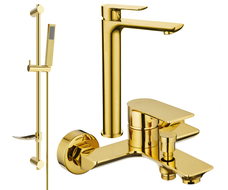 Mexen Alfa DF02 ensemble de bain, doré - 745713DF02-50