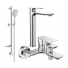 Mexen Alfa DF62 ensemble bain, chrome - 745713DF62-00