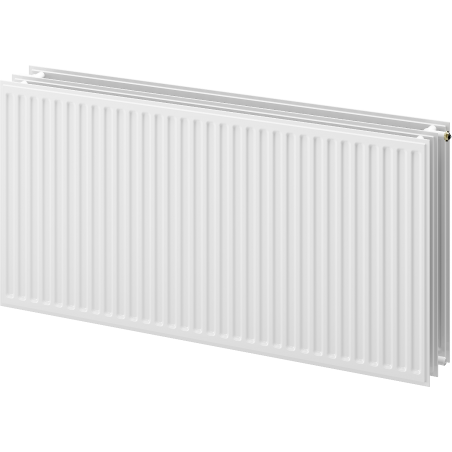 Radiateur à panneaux Mexen CVH30 Hygiene 300 x 600 mm, raccordement bas, 523 W, blanc - W630H-030-060-00
