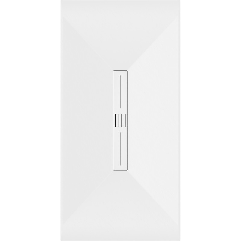 Mexen Toro receveur rectangulaire SMC 180 x 70 cm, blanc, cache blanc - 43107018-W