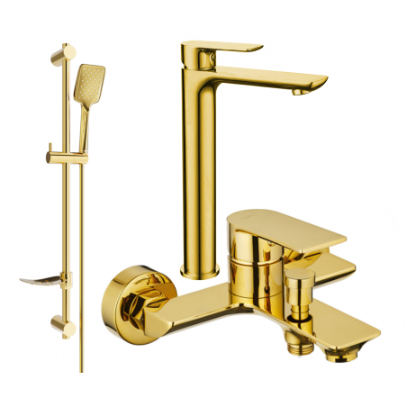 Mexen Alfa Ensemble de bain DF62, doré - 745713DF62-50