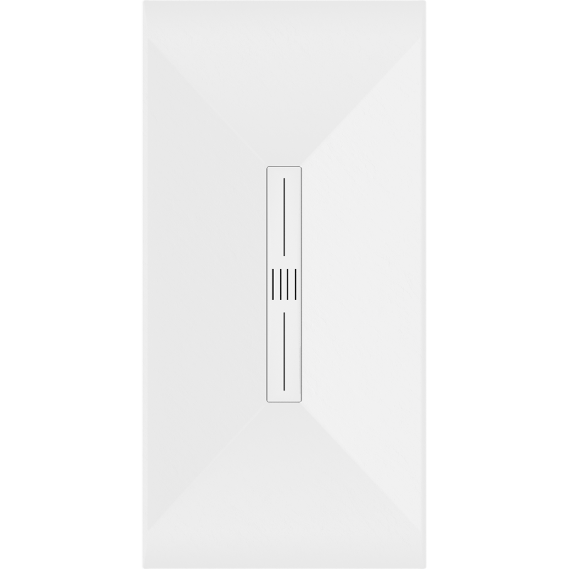 Mexen Toro receveur rectangulaire SMC 170 x 80 cm, blanc, cache blanc - 43108017-W