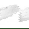 Mexen Rita lavabo à poser 45 x 32 cm, pierre blanche - 21084582