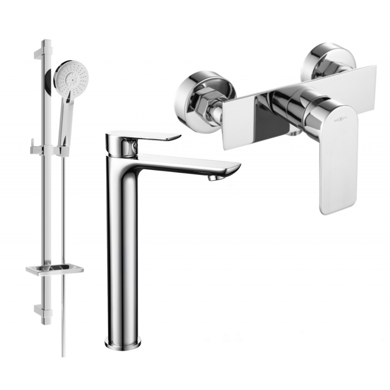 Mexen Alfa Ensemble de douche DQ40, chrome - 745714DQ40-00