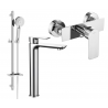 Mexen Alfa Ensemble de douche DQ40, chrome - 745714DQ40-00