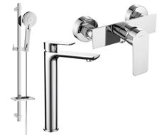 Mexen Alfa Ensemble de douche DQ40, chrome - 745714DQ40-00