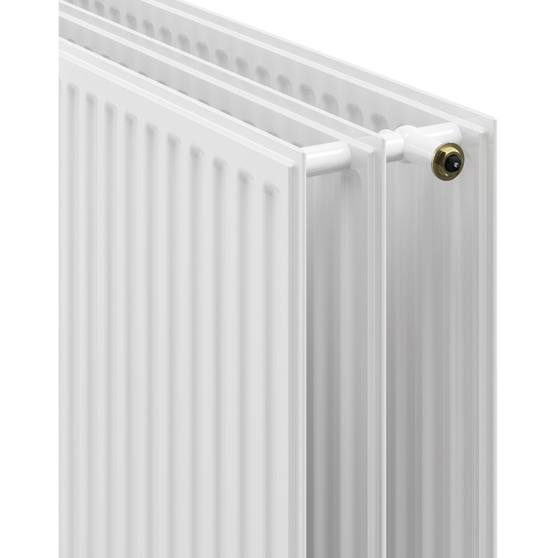 Mexen CVH30 Radiateur Hygiénique à panneau 300 x 1400 mm, raccordement inférieur, 1221 W, blanc - W630H-030-140-00