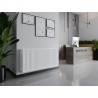 Mexen CVH30 Radiateur hygiénique à plaques 500 x 500 mm, raccordement par le bas, 648 W, blanc - W630H-050-050-00
