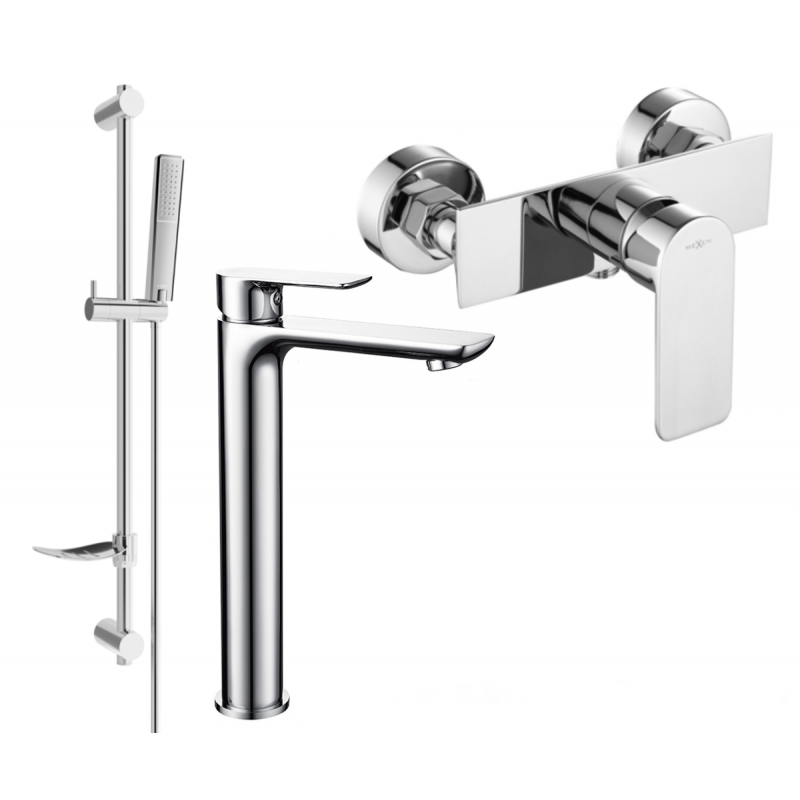 Mexen Alfa DF72 ensemble de douche, chrome - 745714DF72-00