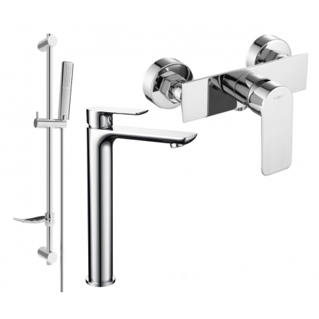 Mexen Alfa DF72 ensemble de douche, chrome - 745714DF72-00