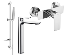 Mexen Alfa DF72 ensemble de douche, chrome - 745714DF72-00