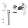 Mexen Alfa Ensemble de douche DF62, chrome - 745714DF62-00
