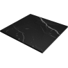 Mexen Hugo receveur de douche carré SMC 80 x 80 cm, pierre noire - 42758080