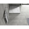 Mexen Hugo receveur de douche carré SMC 90 x 90 cm, pierre blanche - 42159090