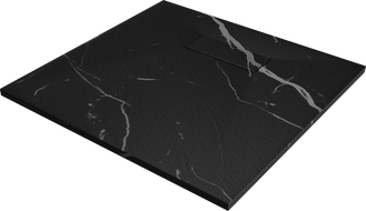 Mexen Hugo receveur de douche carré SMC 90 x 90 cm, pierre noire - 42759090