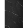Mexen Hugo bac rectangulaire SMC 100 x 80 cm, pierre noire - 42758010