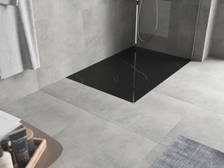 Mexen Hugo bac rectangulaire SMC 100 x 80 cm, pierre noire - 42758010