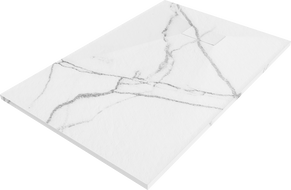 Mexen Hugo bac rectangulaire SMC 120 x 80 cm, pierre blanche - 42158012