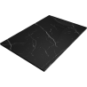 Mexen Hugo bac rectangulaire SMC 120 x 80 cm, pierre noire - 42758012