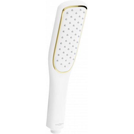 Mexen R-49 pomme de douche 1 fonction, Blanc/Or - 79549-25