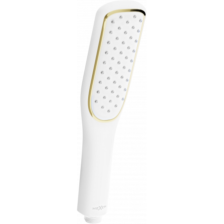 Mexen R-49 pommeau de douche 1 fonction, blanc/or - 79549-25