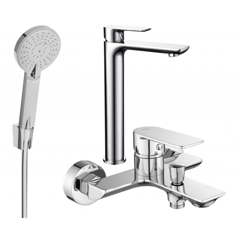 Mexen Alfa Ensemble baignoire R40, chromé - 745713R40-00