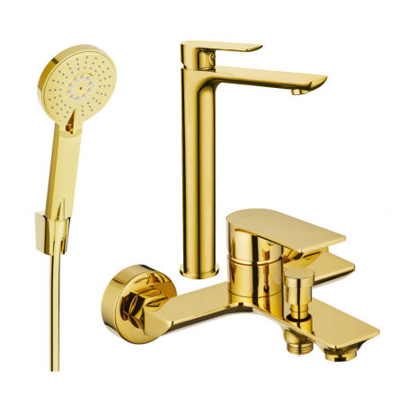 Mexen Alfa R40 ensemble de bain, doré - 745713R40-50