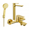 Mexen Alfa R40 ensemble de bain, doré - 745713R40-50