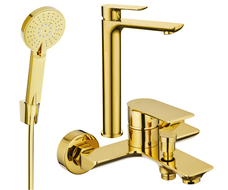 Mexen Alfa R40 ensemble de bain, doré - 745713R40-50