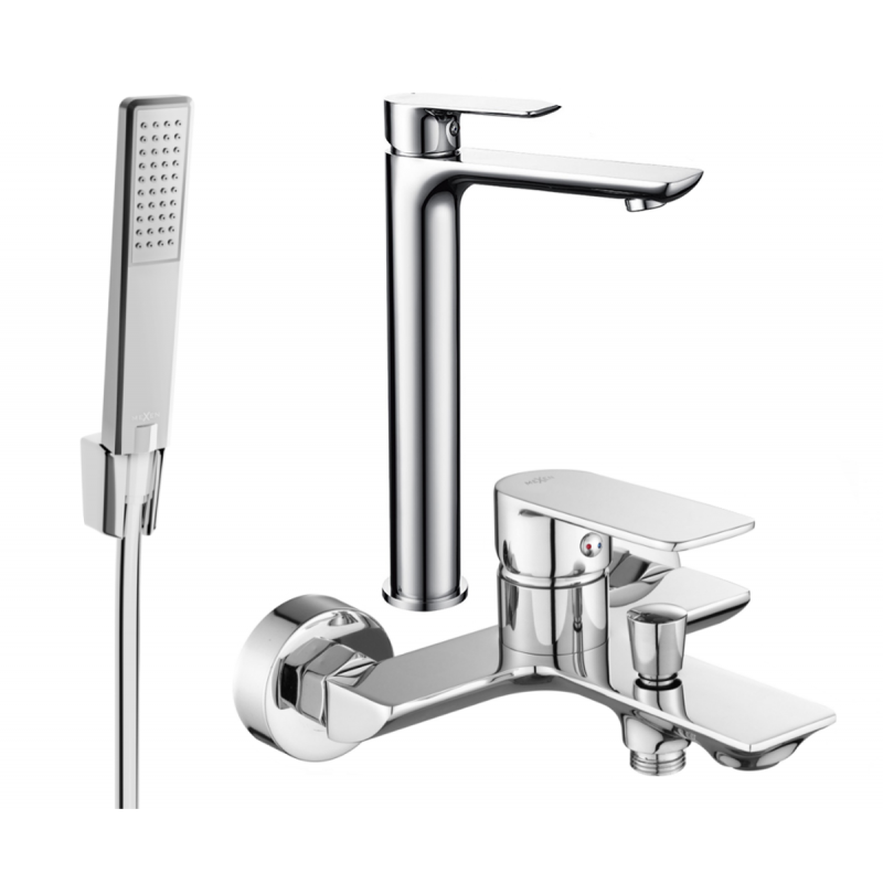 Mexen Alfa R72 ensemble de bain, chrome - 745713R72-00