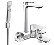 Mexen Alfa Ensemble de bain R72, chrome - 745713R72-00