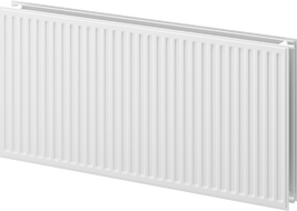 Radiateur à plaques Mexen CH20 Hygiene 300 x 1400 mm, connexion latérale, 891 W, blanc - W420H-030-140-00
